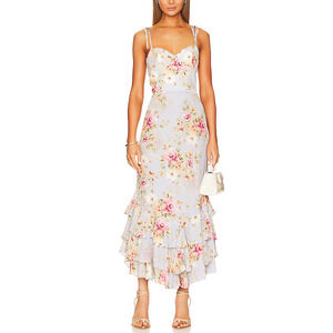 Yumi Kim 'Baxter' Blue Rayon Maxi Dress Size S